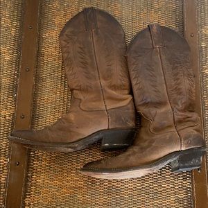 Genuine leather vintage cowboy boots